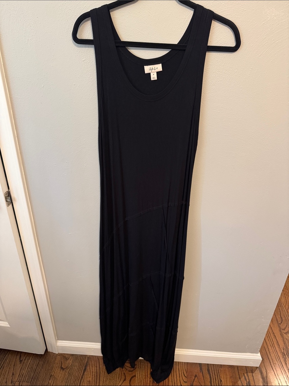 Style & Co. Black Sleeveless Maxi Dress